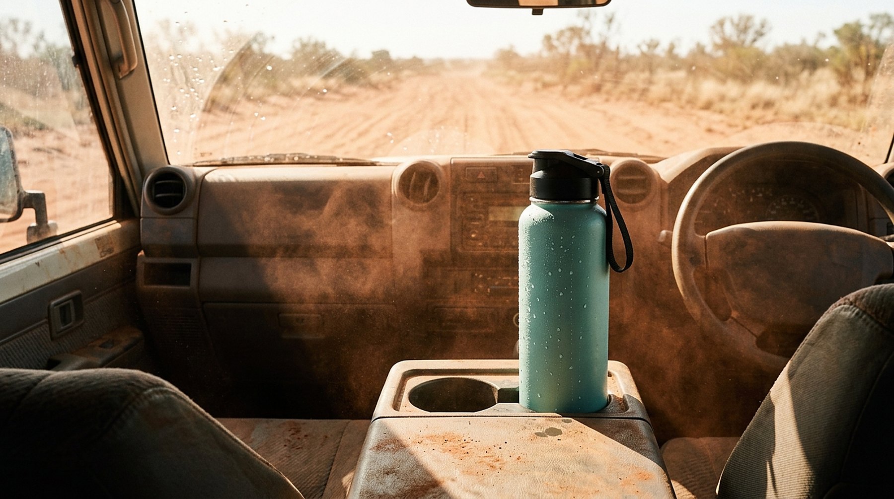 Condensation on a Tidal bottle on a hot day